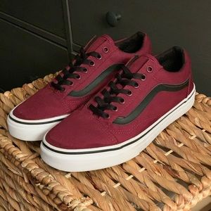 Burgundy Vans